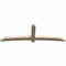 Ekena Millwork Bellingham Rough Sawn Timber Gable Bracket, Douglas Fir, 108"W x 36"H x 4"D x 6"F, 8/12 Pitch GBW108X36X0406BEL00RDF - alternate 5
